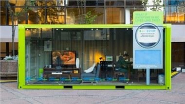 Enkele 20ft containerwoning
